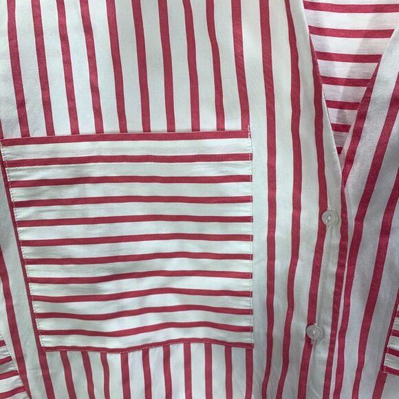 B.young  button up blouse stripped raspberrt sorbet size EU36 - Picture 3 of 6